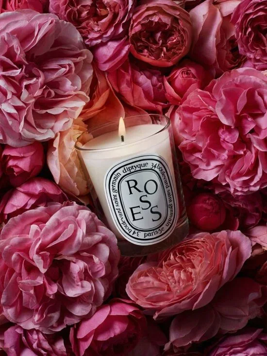 Diptyque Roses Scented Candle,Rose Floral Fresh,Travel Size 35g,1.23oz-BOXED-NEW - Picture 6 of 13